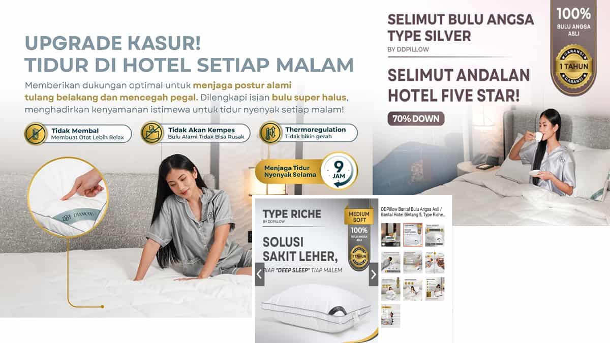 DDPillow Sprei Bedcover Selimut 1200675