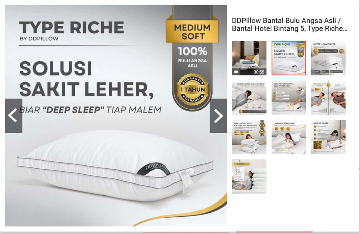 DDPillow bantal solusi sakit leher